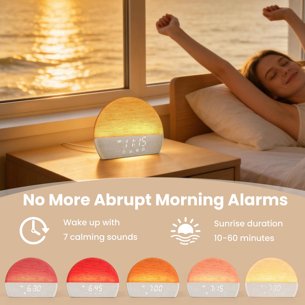 Wake up Light Sunrise Alarm Clock with - Sunrise Alarm Clock