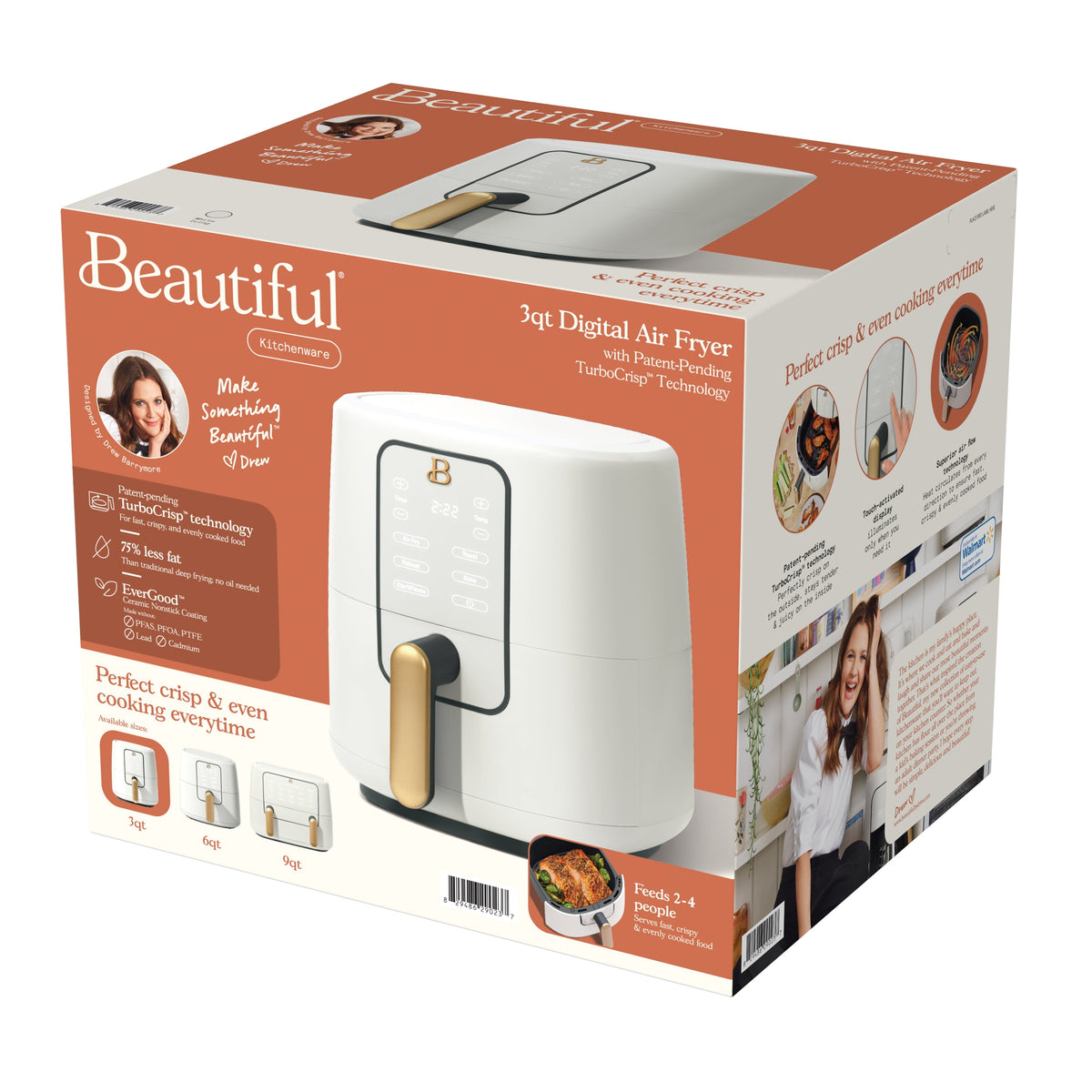 3 Qt Air Fryer with TurboCrisp - Air Fryer