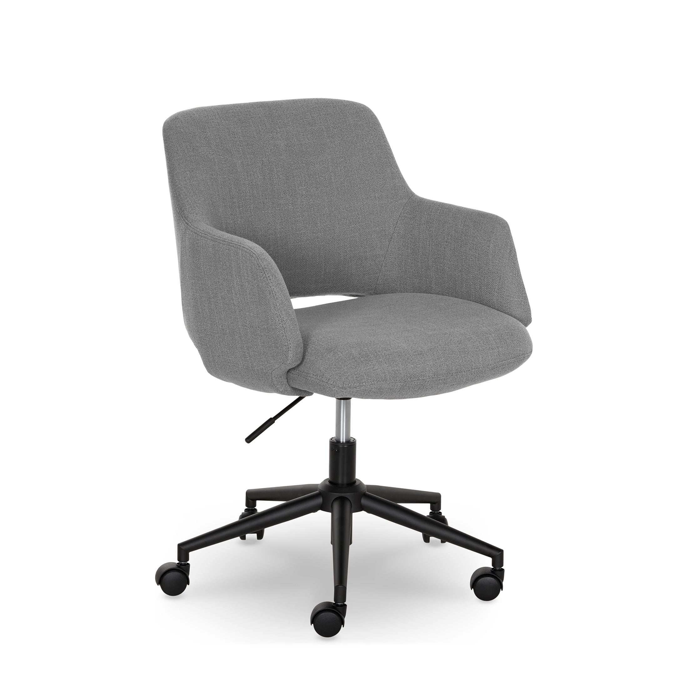 Lillian Office Chair, Gray - Dorm Room Essentials