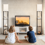 SUNMORY 63'' Floor Lamps with Shelves, - Modern Table Lamp
