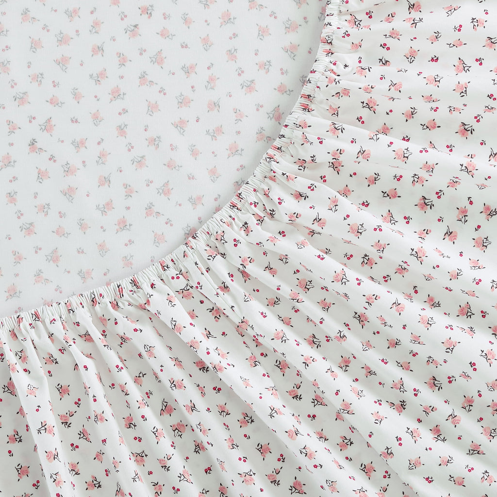 Betsey Johnson Baby Buds Pink Cotton - Soft Bed Sheet Set