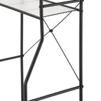 Over-the-Toilet Steel Storage Unit with - Bookcase Shelf