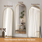64"x 21" Full Length Mirror Arched - Full Length Mirror