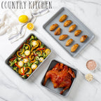 Heavy Duty Baking Pans Bakeware Set - Kitchen Essentials