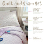Hello Kitty and Friends Rainbow Ombre 2 - Microfiber Quilt Set