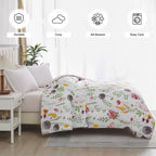 1 Piece Queen Comforter Floral - Comforter Set