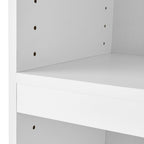 Framed 3-Shelf Bookcase with Adjustable - Bookcase Shelf