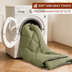 Sonoro Kate Queen Comforter Set Sage - Waterproof Mattress Protector