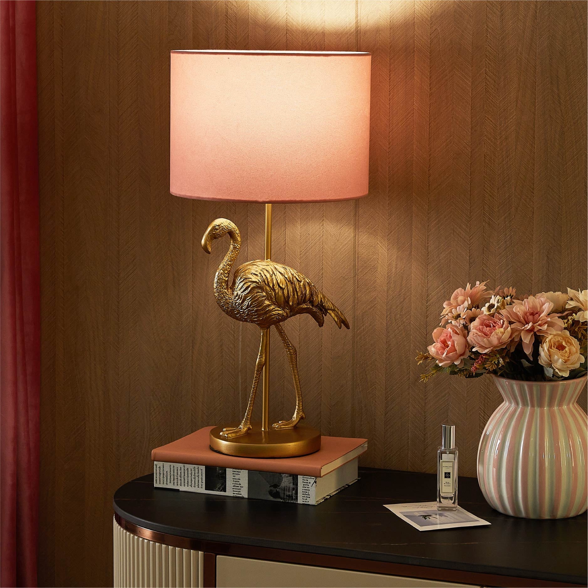 Home Decor Collection Pink Flamingo - Modern Table Lamp