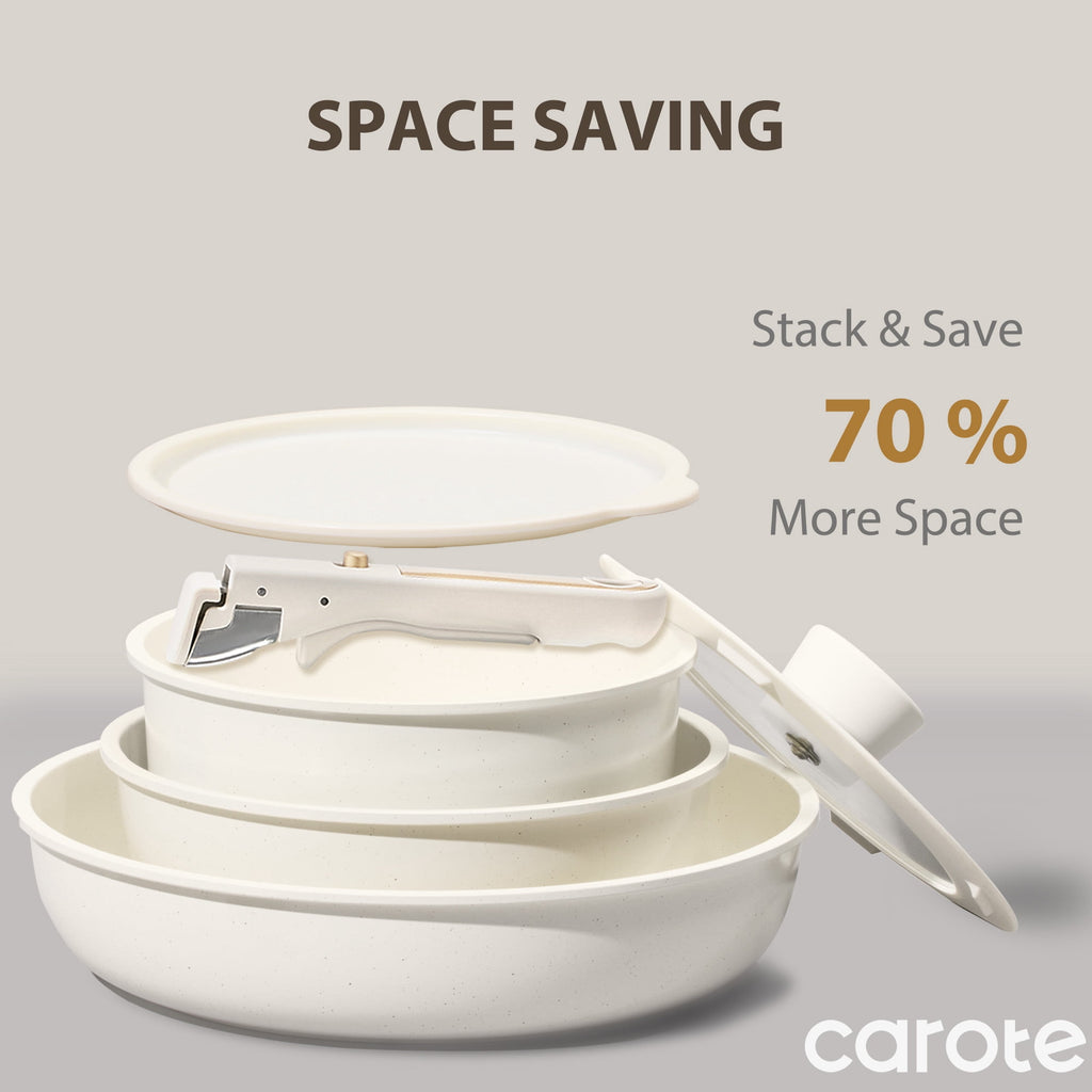 Carote Nonstick Detachable Pots and - Dorm Room Essentials