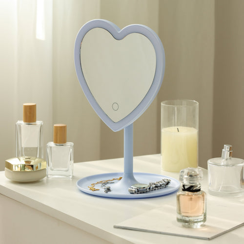 11.26" Tall Light Blue Plastic Frame - Full Length Mirror
