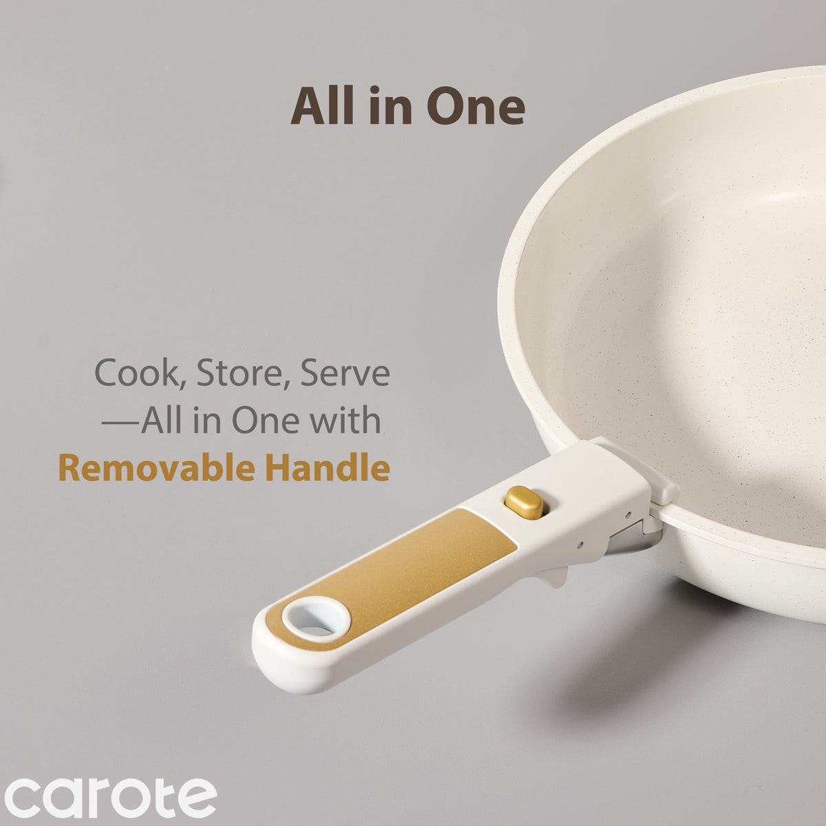 Carote Nonstick Detachable Pots and - Dorm Room Essentials