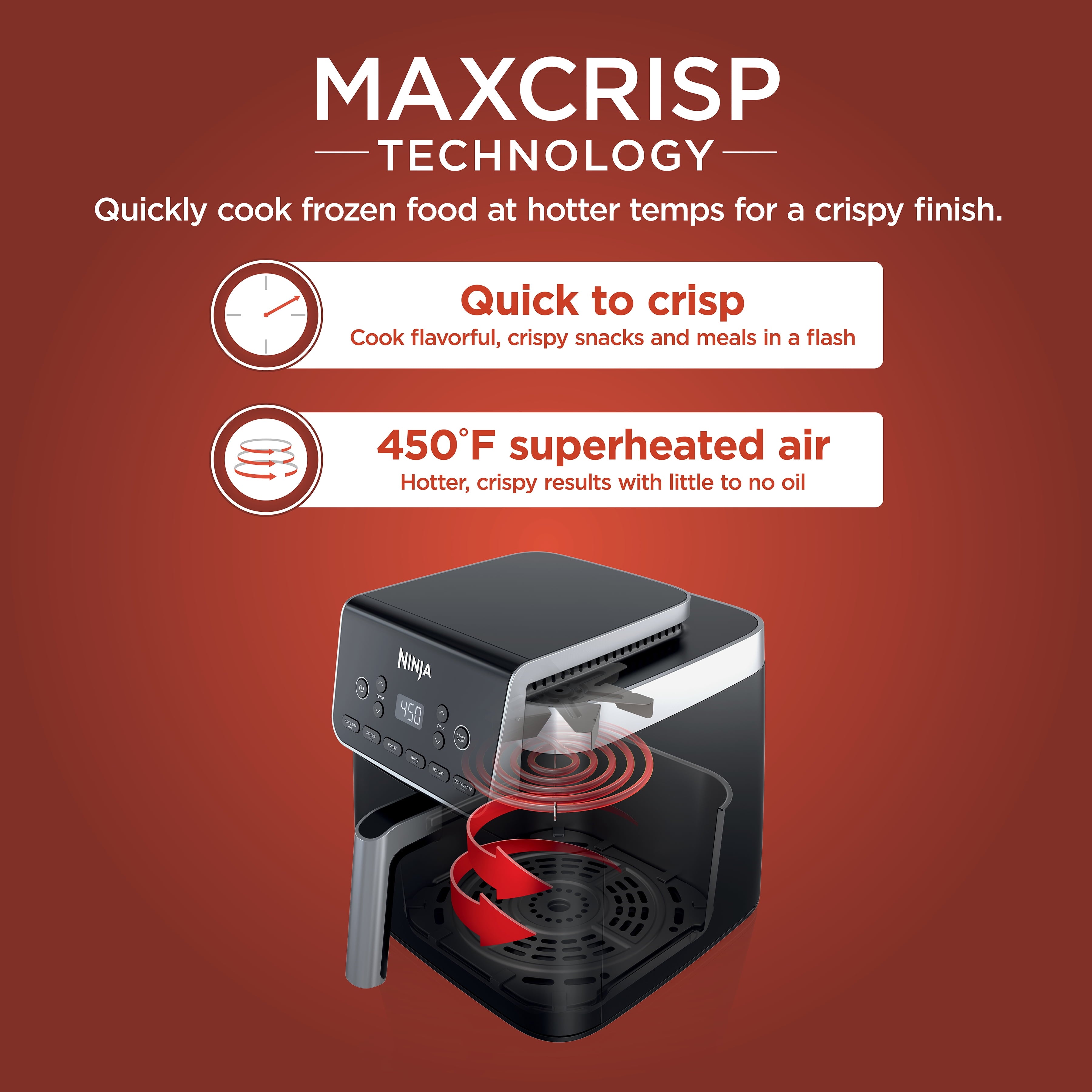 Ninja, Air Fryer, Pro XL 6-in-1 1750 - Air Fryer