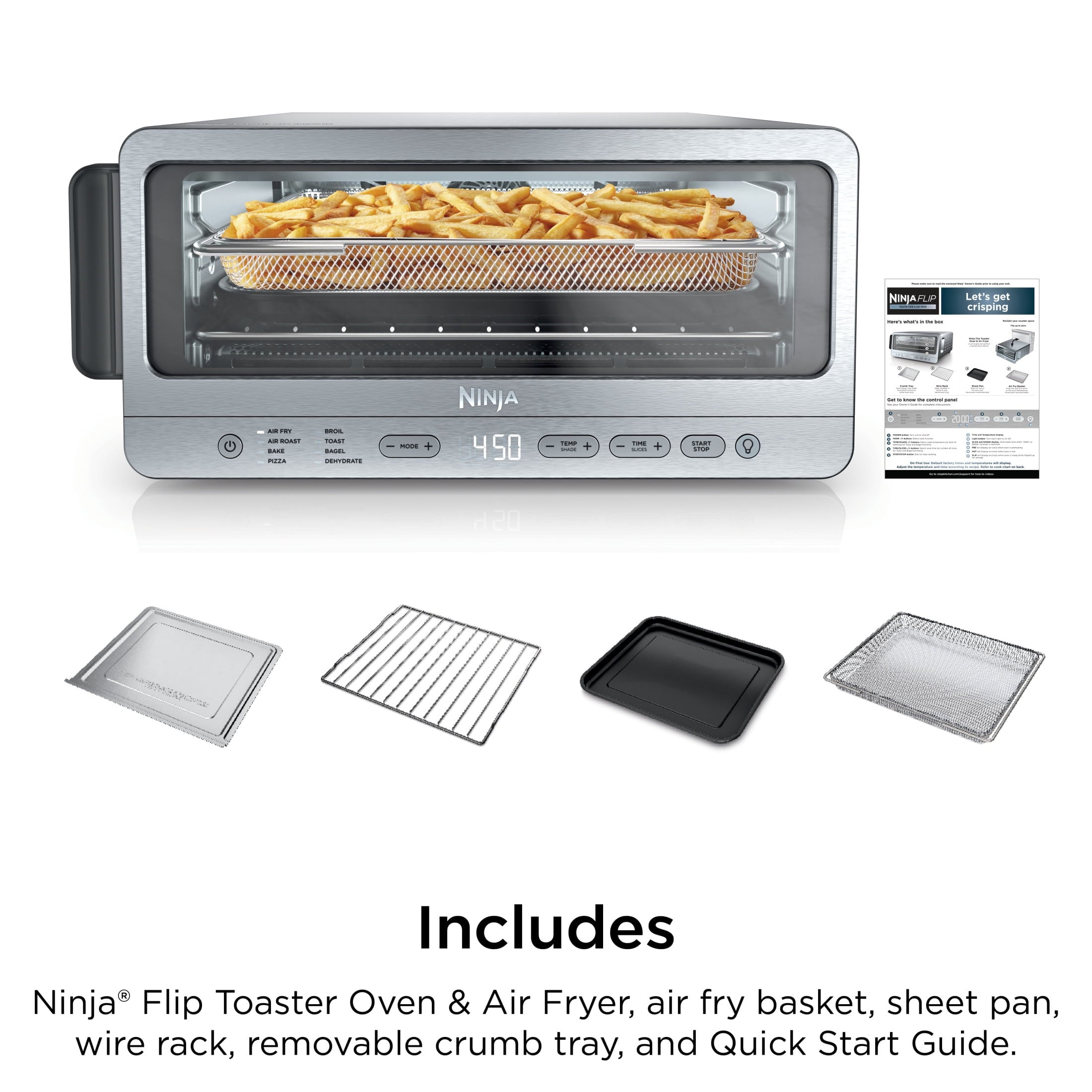 Ninja Flip Toaster Oven & Air Fryer, - Air Fryer