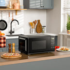 0.7 Cu ft Countertop Microwave Oven, - Dorm Room Essentials