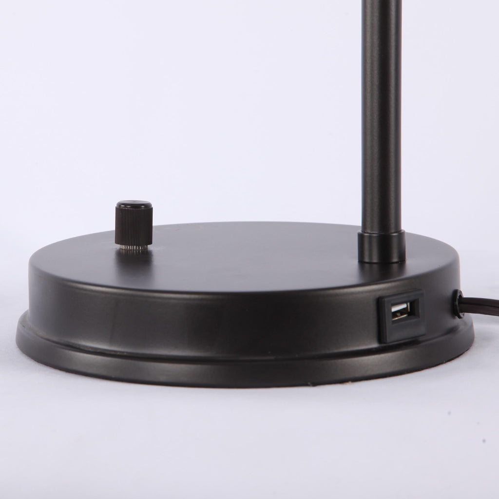 20.5 in Height Bronze Metal Desk Lamp - Modern Table Lamp