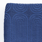 6-Piece Textured Bath Towel Set, Soft - Cotton Bath Towel Set