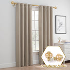 KAMANINA 7/8" Adjustable Single Curtain - Adjustable Curtain Rod