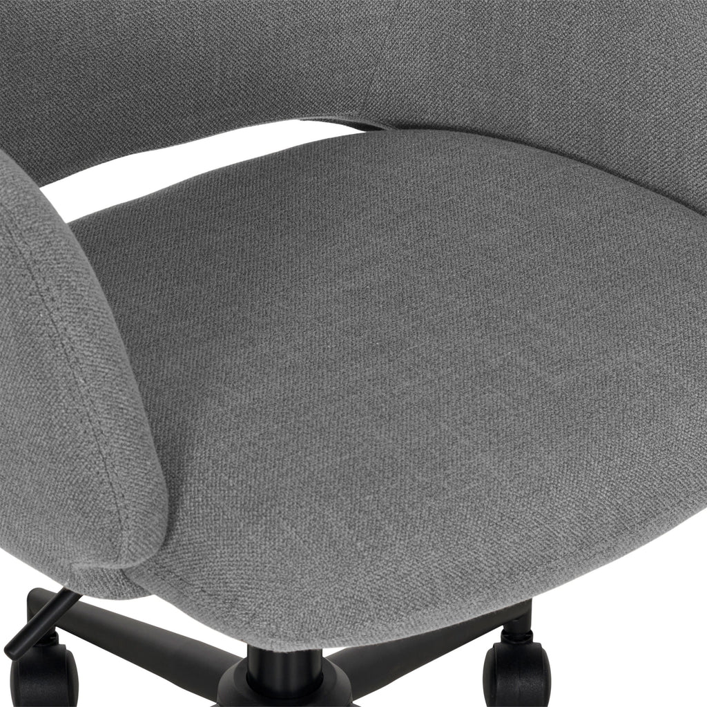 Lillian Office Chair, Gray - Dorm Room Essentials