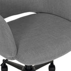 Lillian Office Chair, Gray - Dorm Room Essentials
