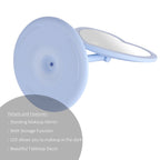 11.26" Tall Light Blue Plastic Frame - Full Length Mirror