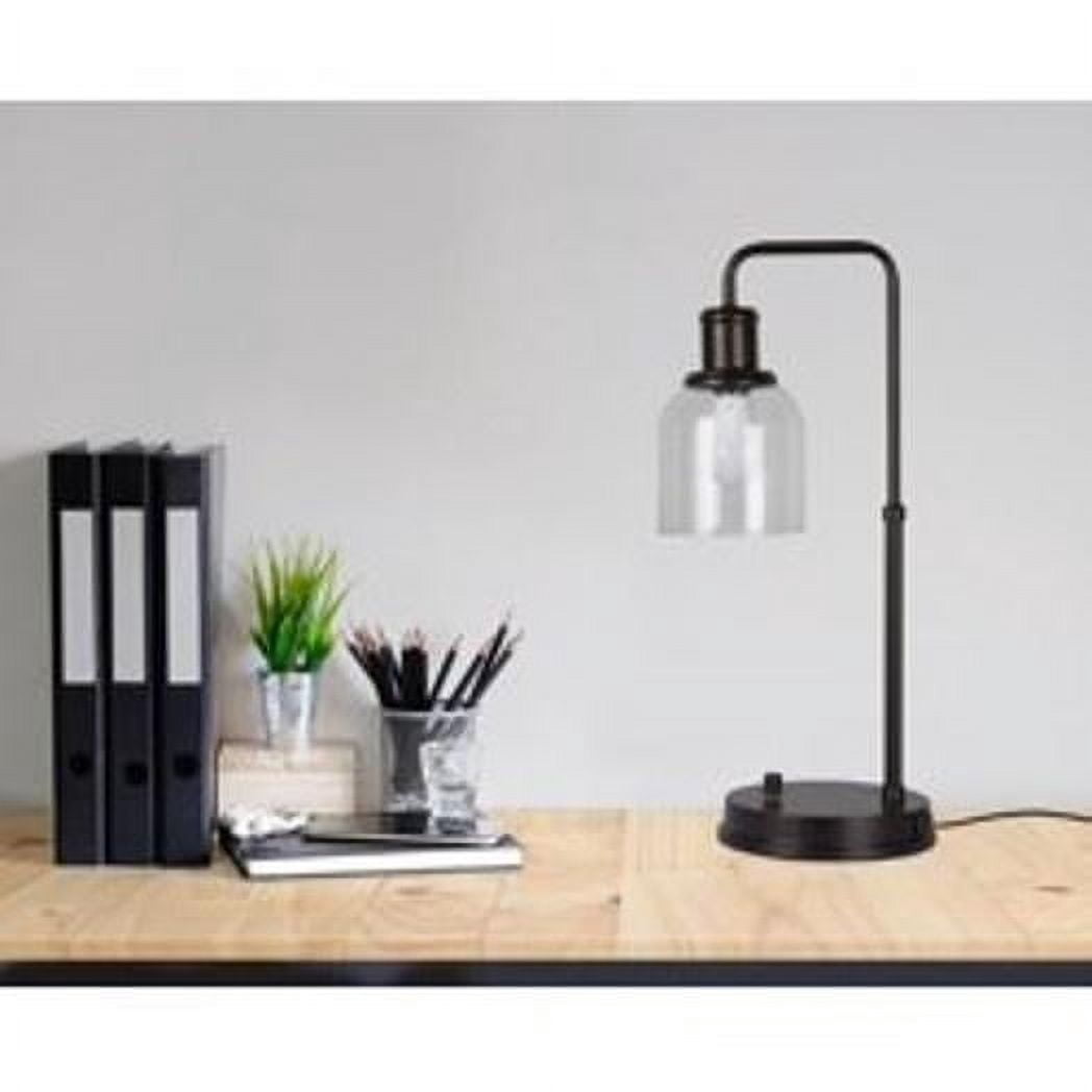 20.5 in Height Bronze Metal Desk Lamp - Modern Table Lamp