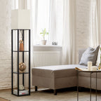 SUNMORY 63'' Floor Lamps with Shelves, - Modern Table Lamp