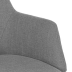 Lillian Office Chair, Gray - Dorm Room Essentials