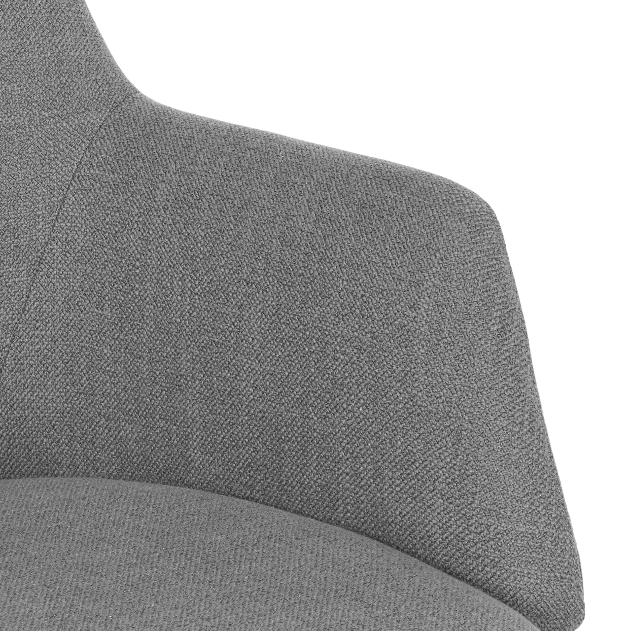 Lillian Office Chair, Gray - Dorm Room Essentials