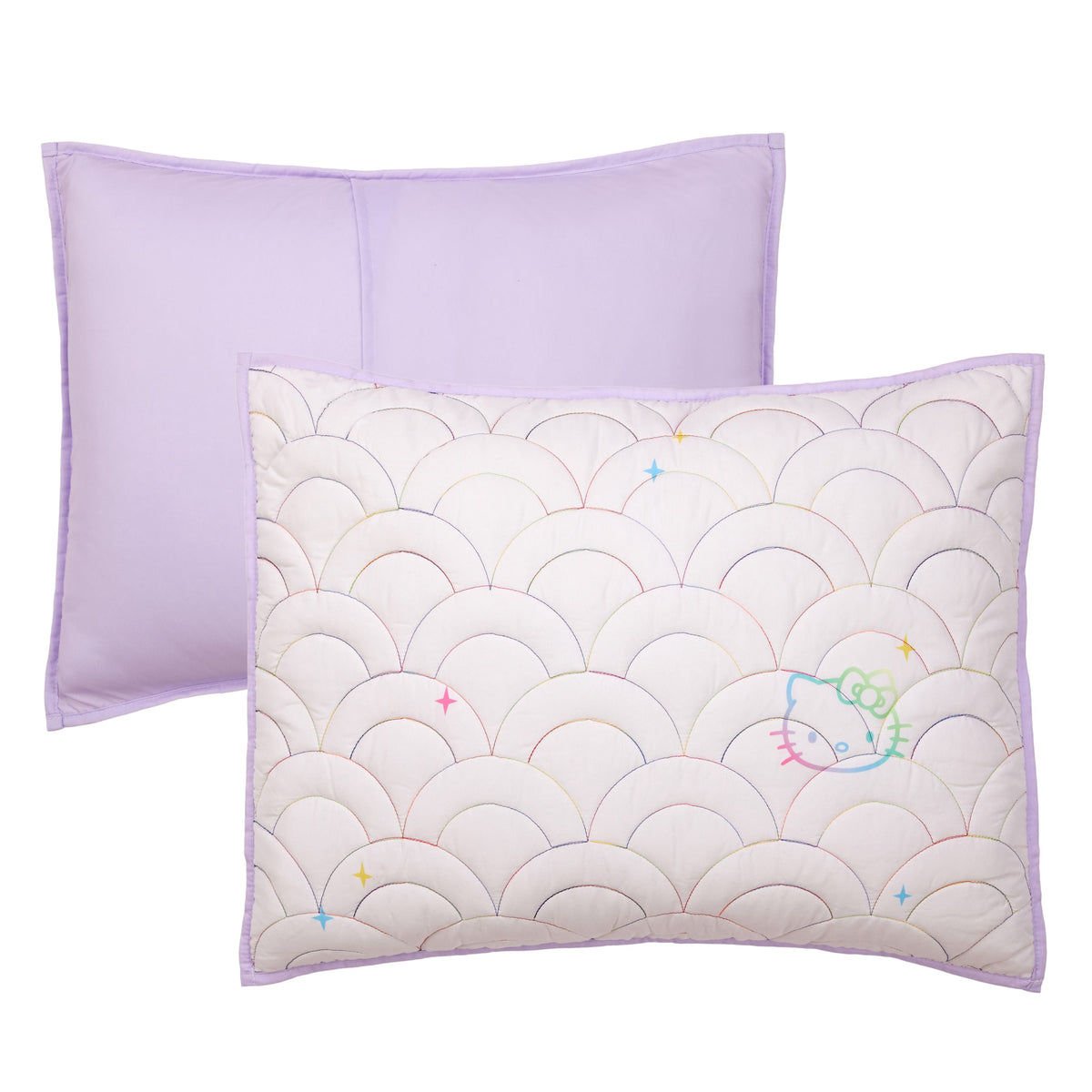 Hello Kitty and Friends Rainbow Ombre 2 - Microfiber Quilt Set