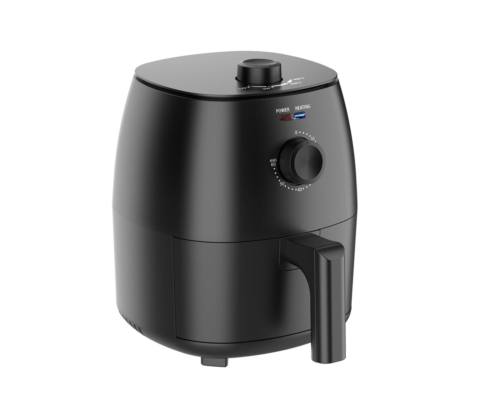 2.2 Qt Air Fryer in Arctic Black with - Air Fryer
