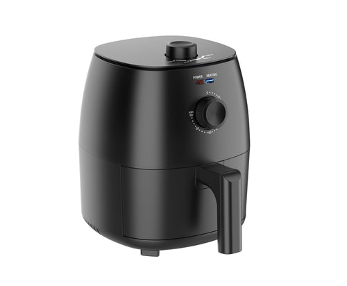 2.2 Qt Air Fryer in Arctic Black with - Air Fryer