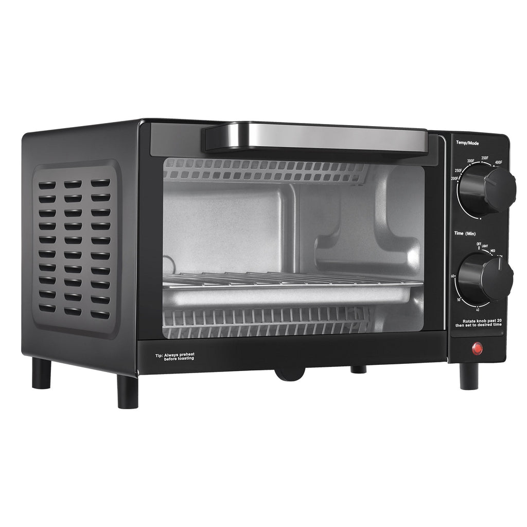 4 Slice Countertop Toaster Oven with 3 - Dorm Room Essentials