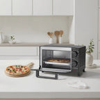 4 Slice Countertop Toaster Oven with 3 - Dorm Room Essentials