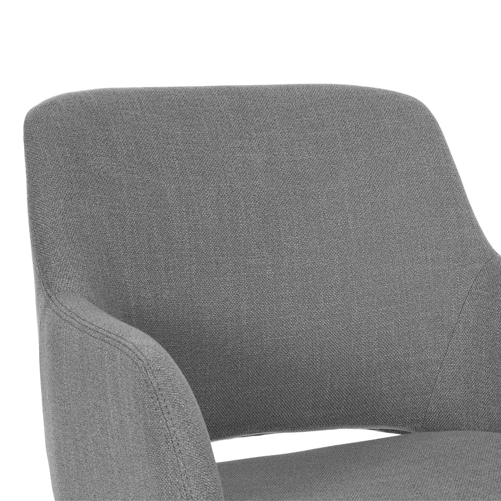Lillian Office Chair, Gray - Dorm Room Essentials