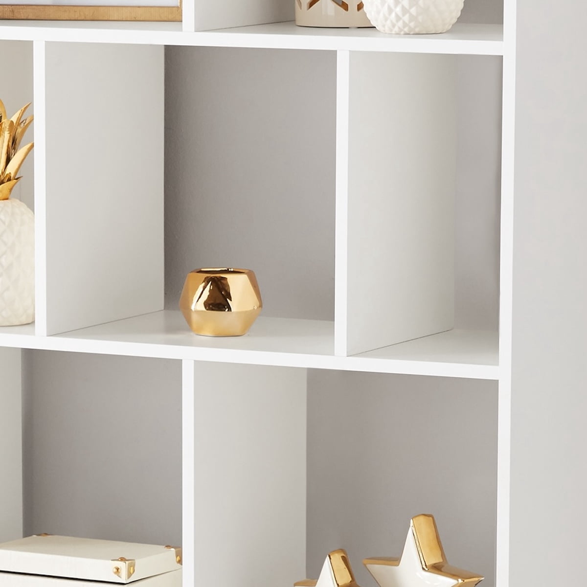 Modern 12-Cube Square Shelf Bookcase, - Bookcase Shelf