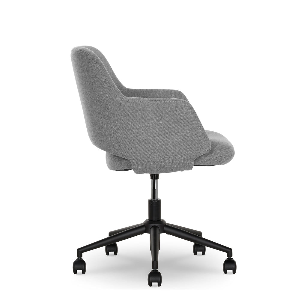 Lillian Office Chair, Gray - Dorm Room Essentials