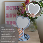 11.26" Tall Light Blue Plastic Frame - Full Length Mirror