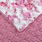 Betsey Johnson Floral Vineyard Pink - Microfiber Quilt Set