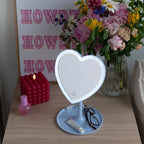 11.26" Tall Light Blue Plastic Frame - Full Length Mirror