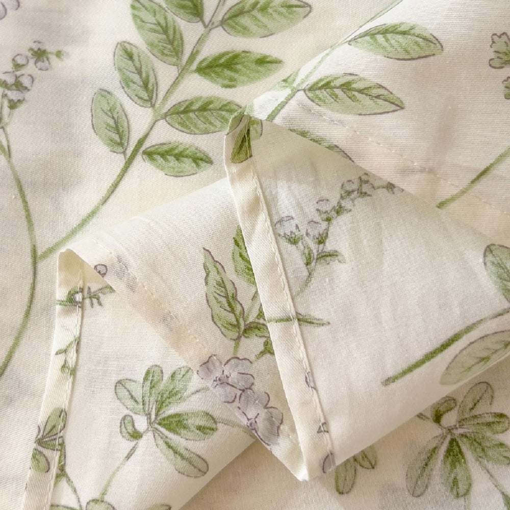 Floral Duvet Cover Queen Size 100% - Comforter Set