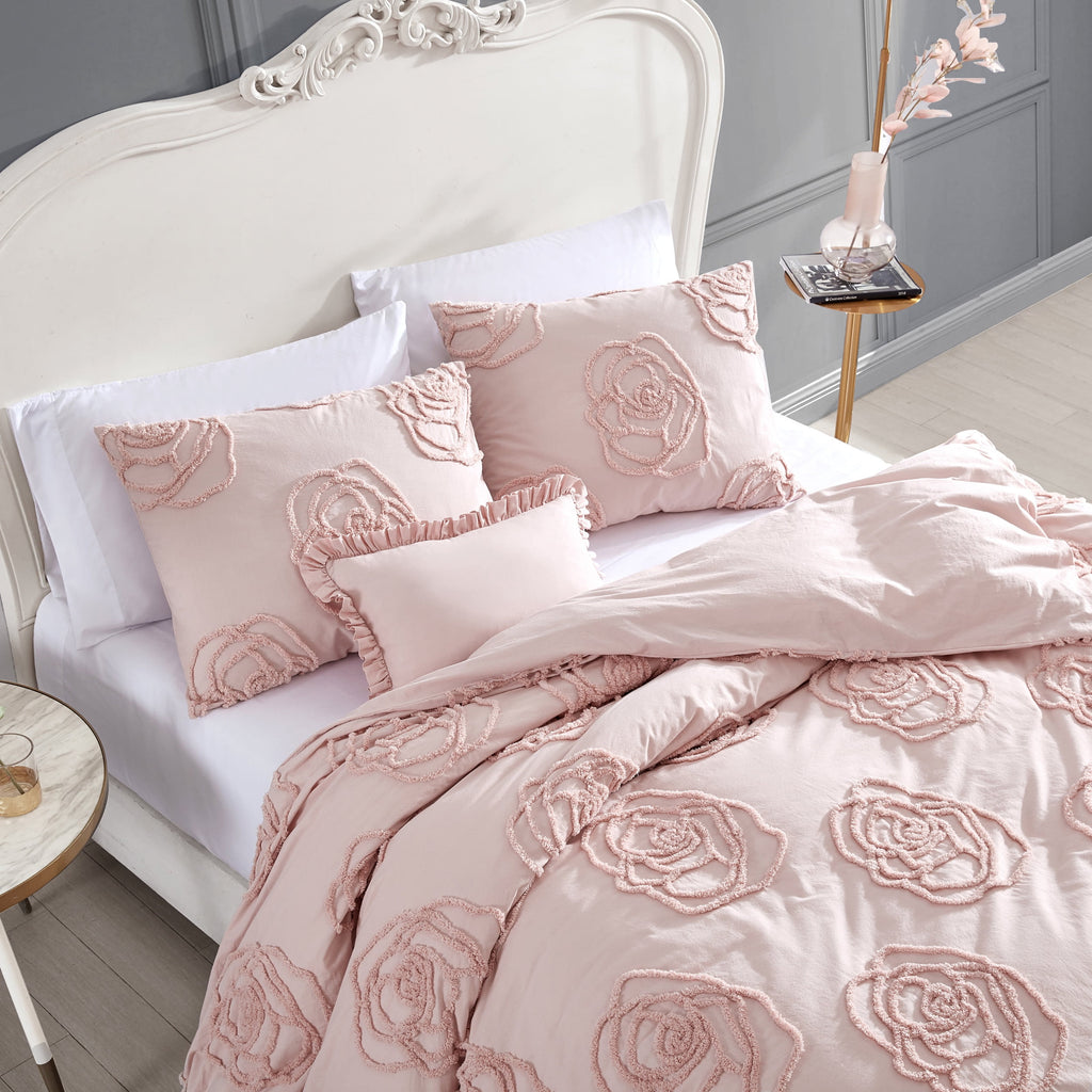 Betsey Johnson Rambling Rose Pink Twin - Dorm Room Essentials