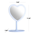 11.26" Tall Light Blue Plastic Frame - Full Length Mirror