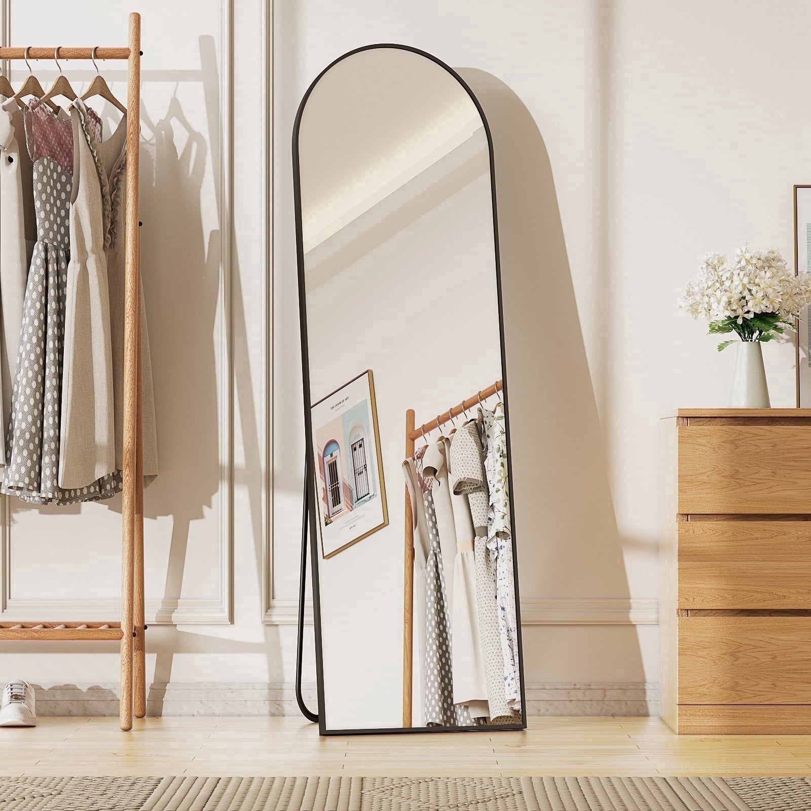 64"x 21" Full Length Mirror Arched - Full Length Mirror