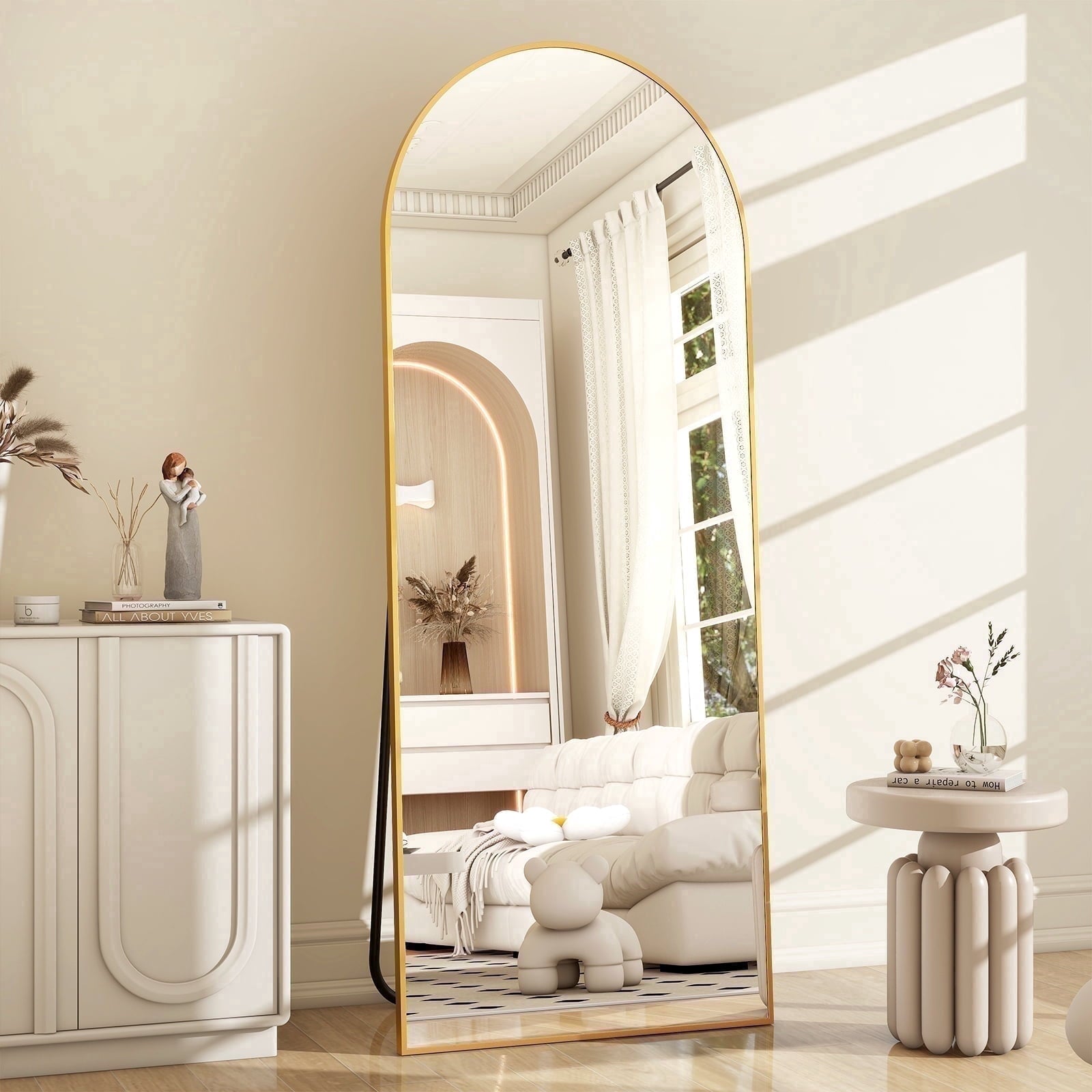 64"x 21" Full Length Mirror Arched - Full Length Mirror