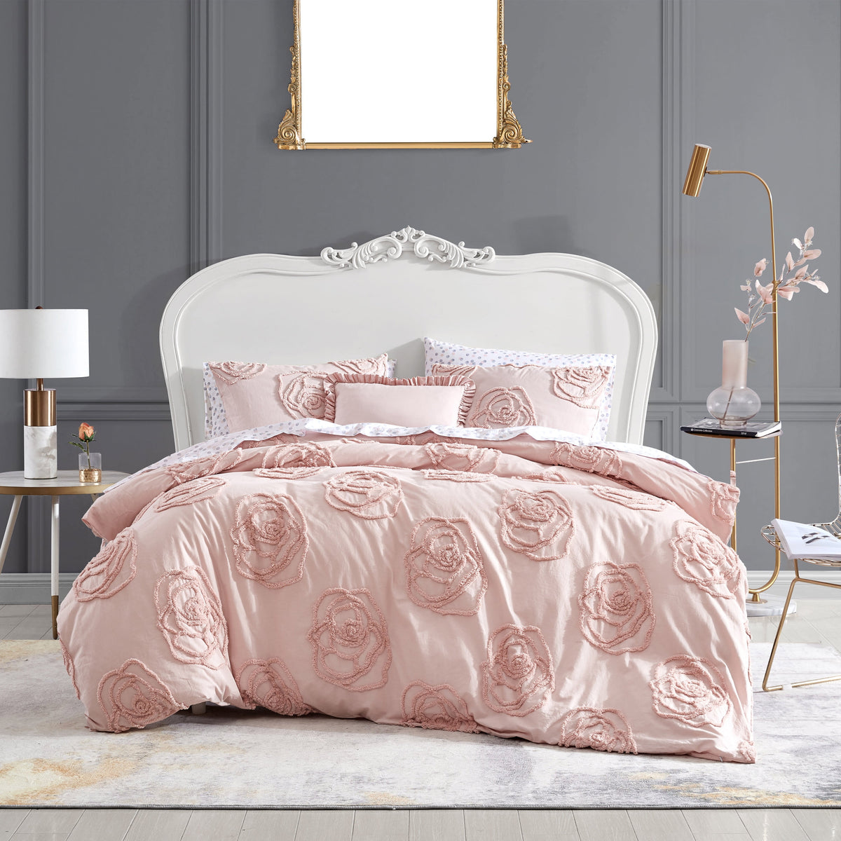 Betsey Johnson Rambling Rose Pink Twin - Dorm Room Essentials