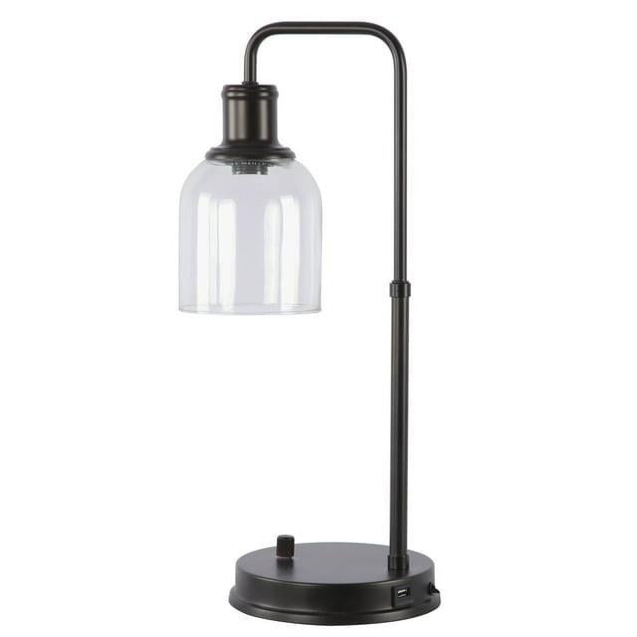 20.5 in Height Bronze Metal Desk Lamp - Modern Table Lamp