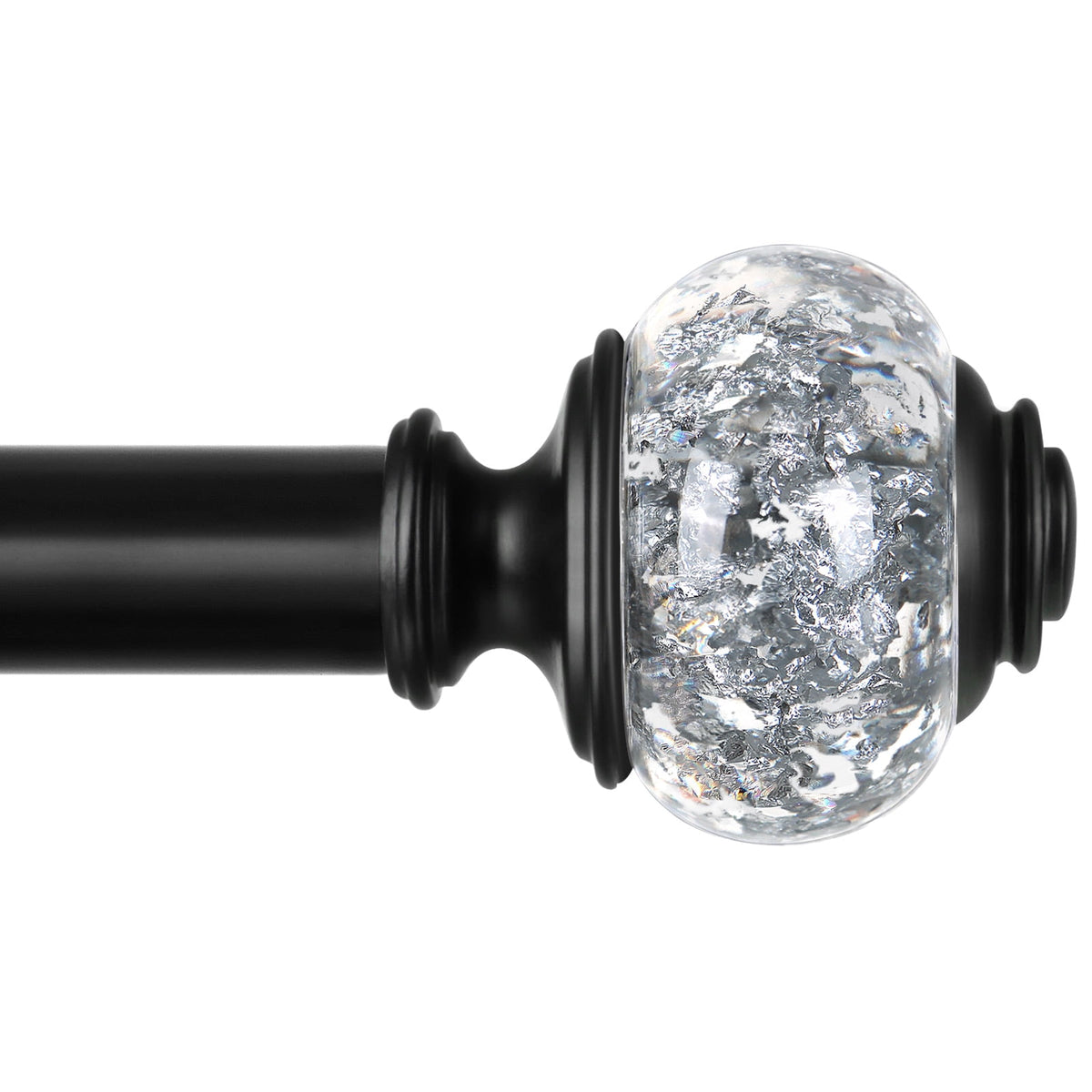 KAMANINA 7/8" Adjustable Single Curtain - Adjustable Curtain Rod
