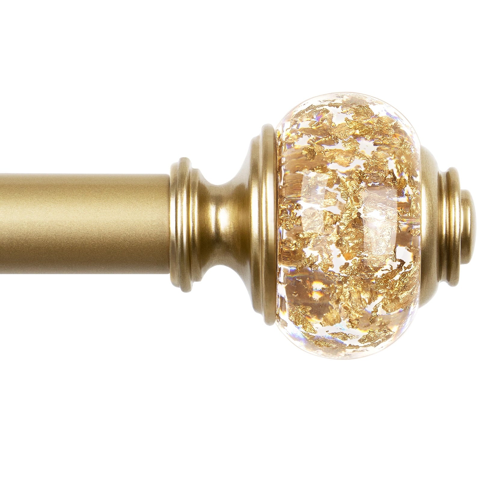 KAMANINA 7/8" Adjustable Single Curtain - Adjustable Curtain Rod