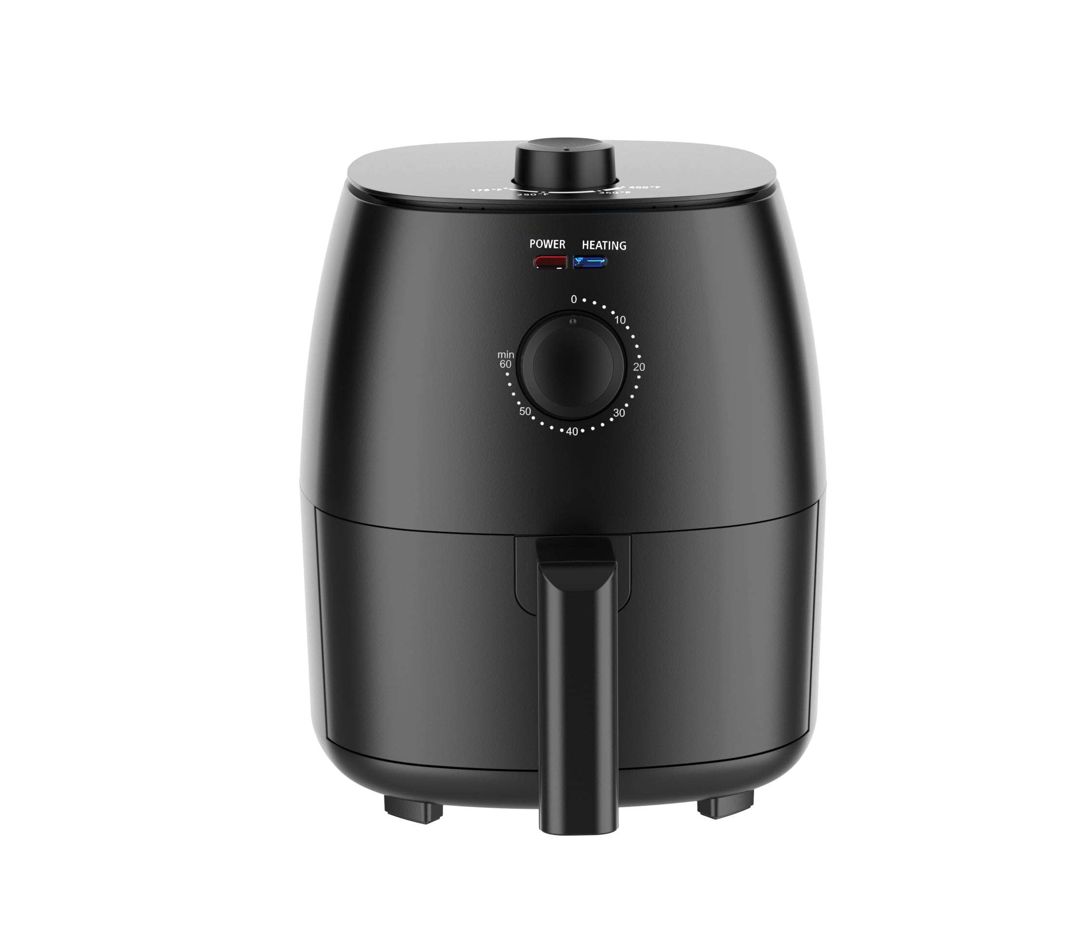 2.2 Qt Air Fryer in Arctic Black with - Air Fryer